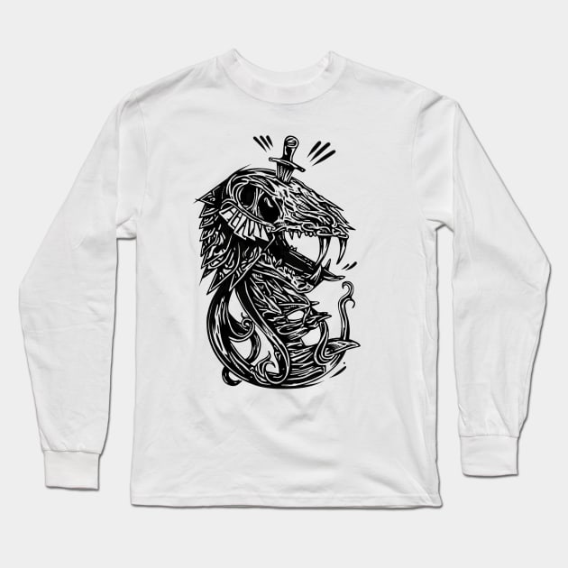 Heavy Crown Long Sleeve T-Shirt by Scottconnick